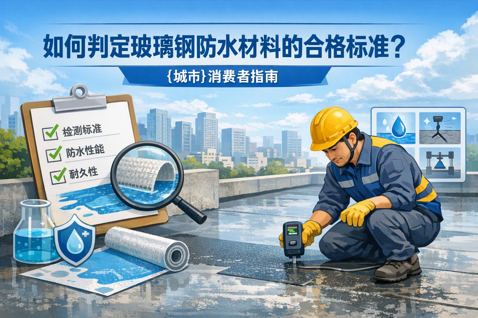 如何判定玻璃钢防水材料的合格标准？ 厦门 消费者指南